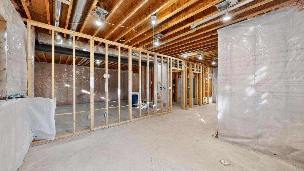 Basement Framed Room