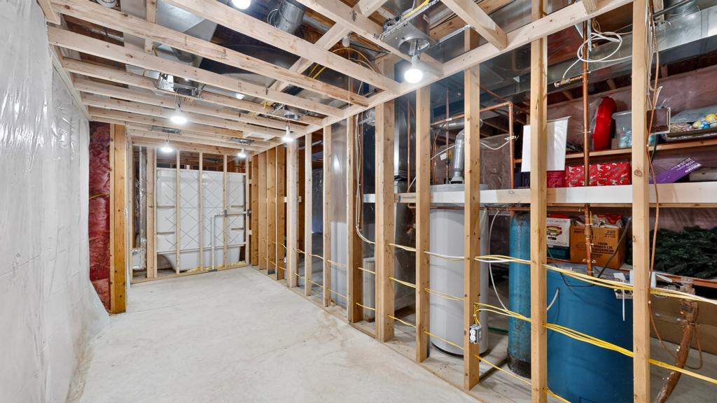 Basement Framed Closet
