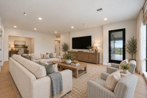 Virtually Staged – Furniture and Décor Added Digitally