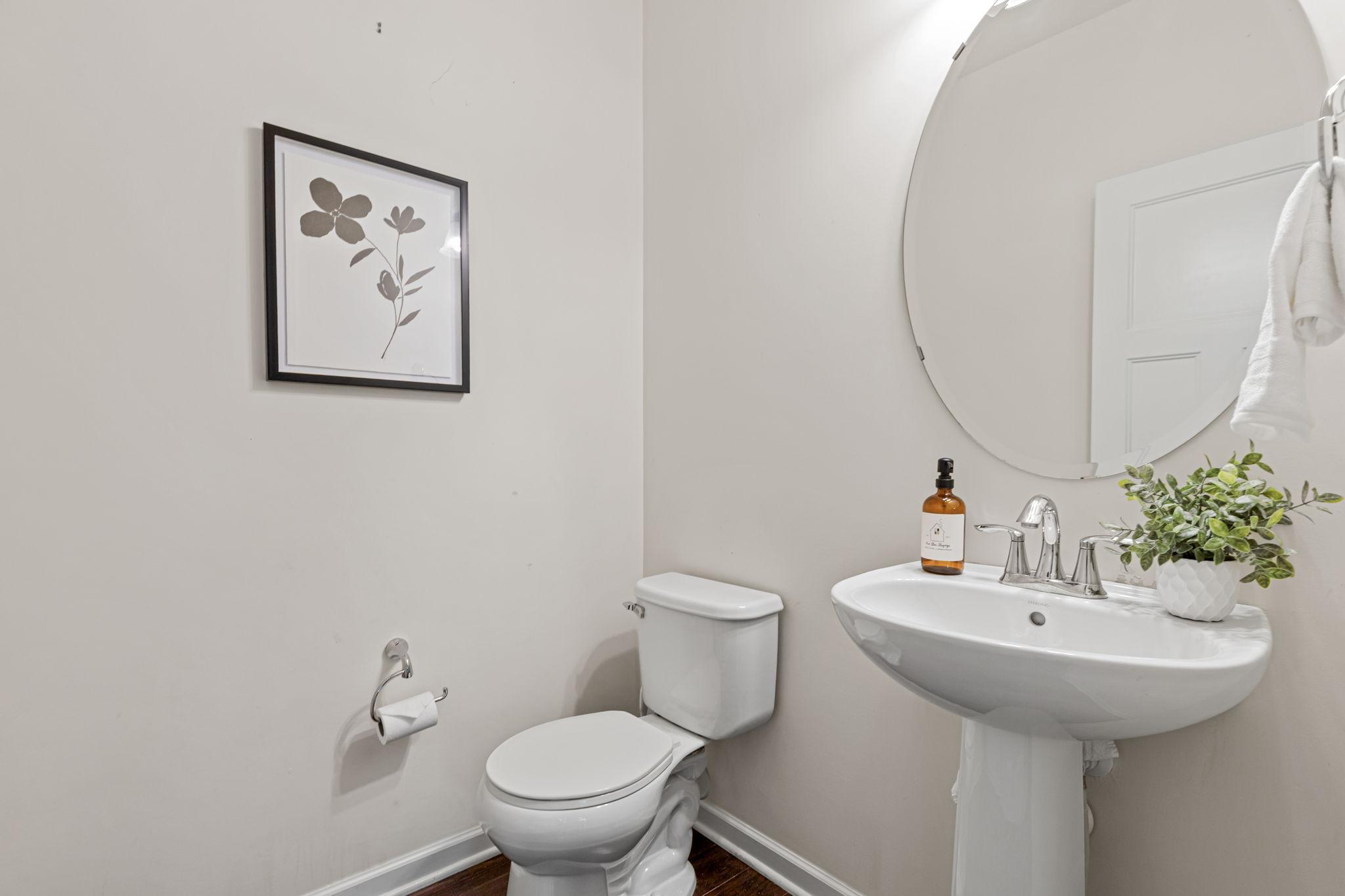 Main Level Half Bath