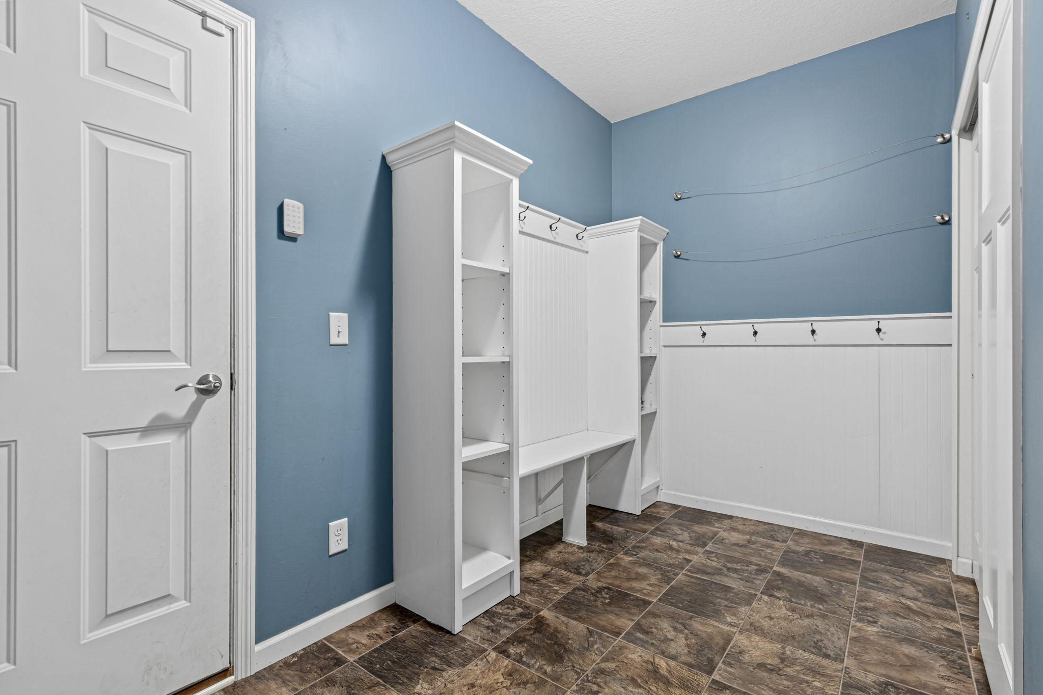 Mud Room with Storage!