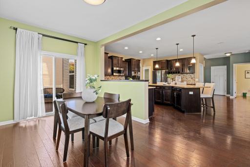 Eat-In Kitchen Allows the Chef to be Part of the Activities.