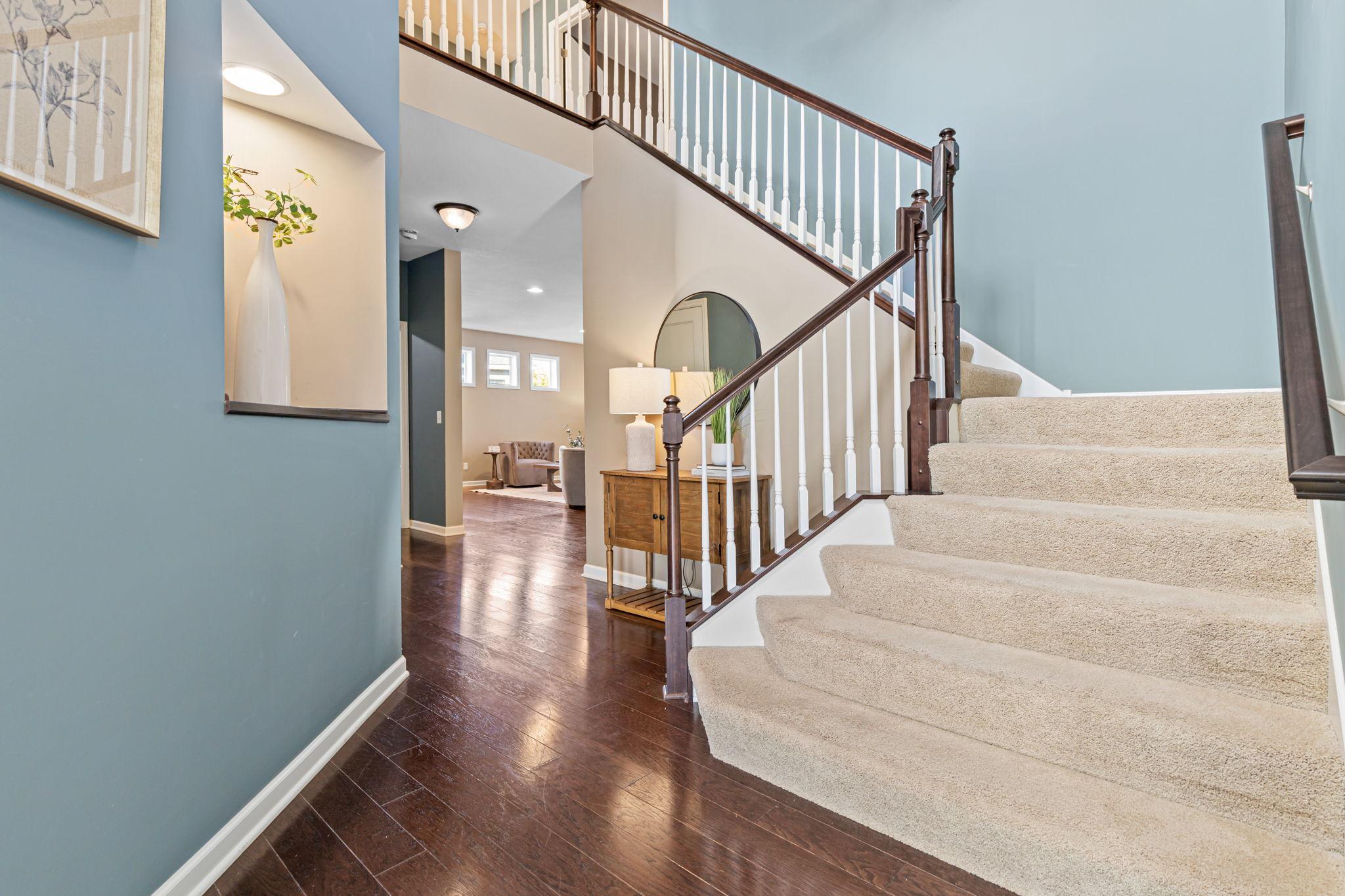 Immediately head upstairs or wander the main level.
