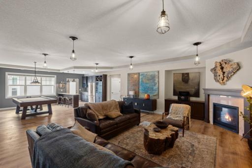 This walkout lower level is an entertainers dream.