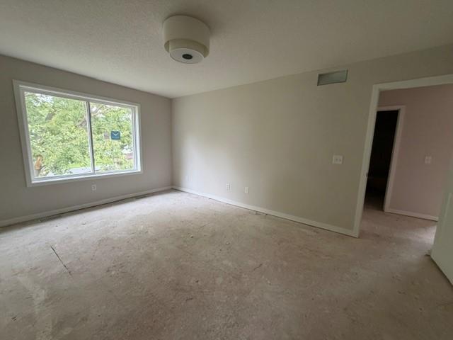 Primary suite with walk-in closet