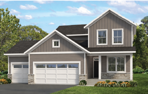 4819 Baker Reserve Lane in Maple Plain, landscaping & irrigation system included. Orono School District. Cul-de-sac. Lovely Front Porch! Plus Deck! And finished lower level! This home is under construction and ready soon....Get settled before Winter!