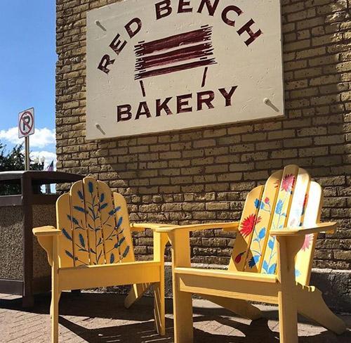 Red Bench Bakery in downtown Chaska. Try the peanut butter cookies, they're amazing!