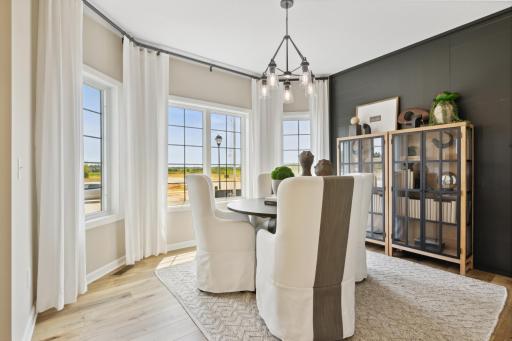 FlexRoom-Picture of model home to show space with furniture.