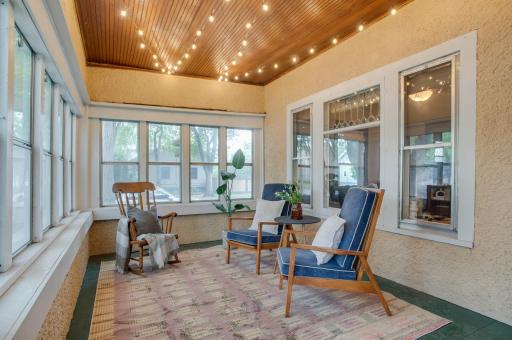 Big Cozy front porch with all the windows!