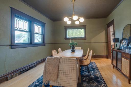 Spacious dining room to host all the holidays in