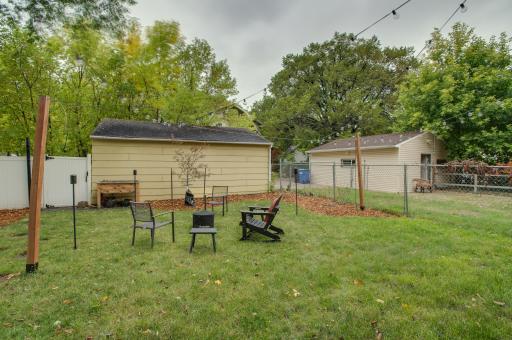 Spacious fully fenced yard for all the activities, dogs, and kids!