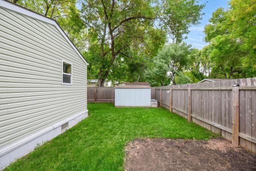 Fenced Yard