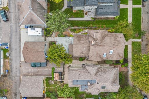 Aerial view of home. Roof was replaced 5 years ago