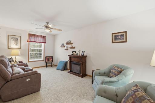 Upper - level loft creates the perfect second living area, media room, or reading retreat.
