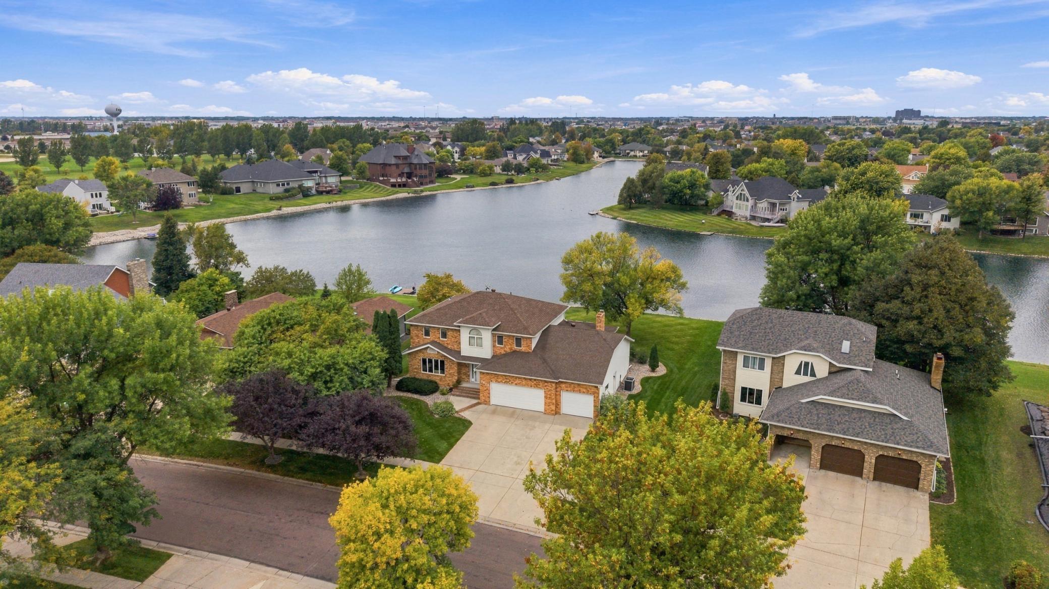 Aerial View of Bluemont Lakes