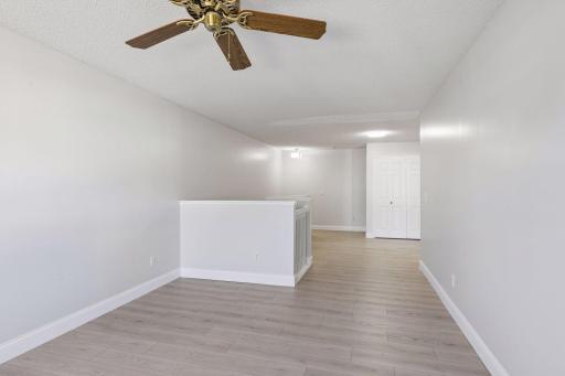 The convenient upper-level laundry means no more hauling laundry up and down the stairs!