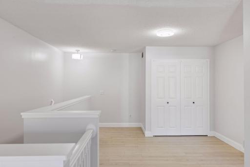 The convenient upper-level laundry means no more hauling laundry up and down the stairs!
