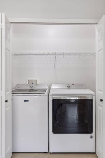 New washer and dryer!
