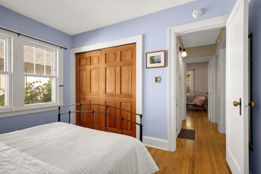 Plenty of closet space in the primary bedroom