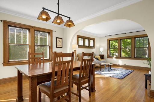 A separate, formal dining room for hosting gatherings