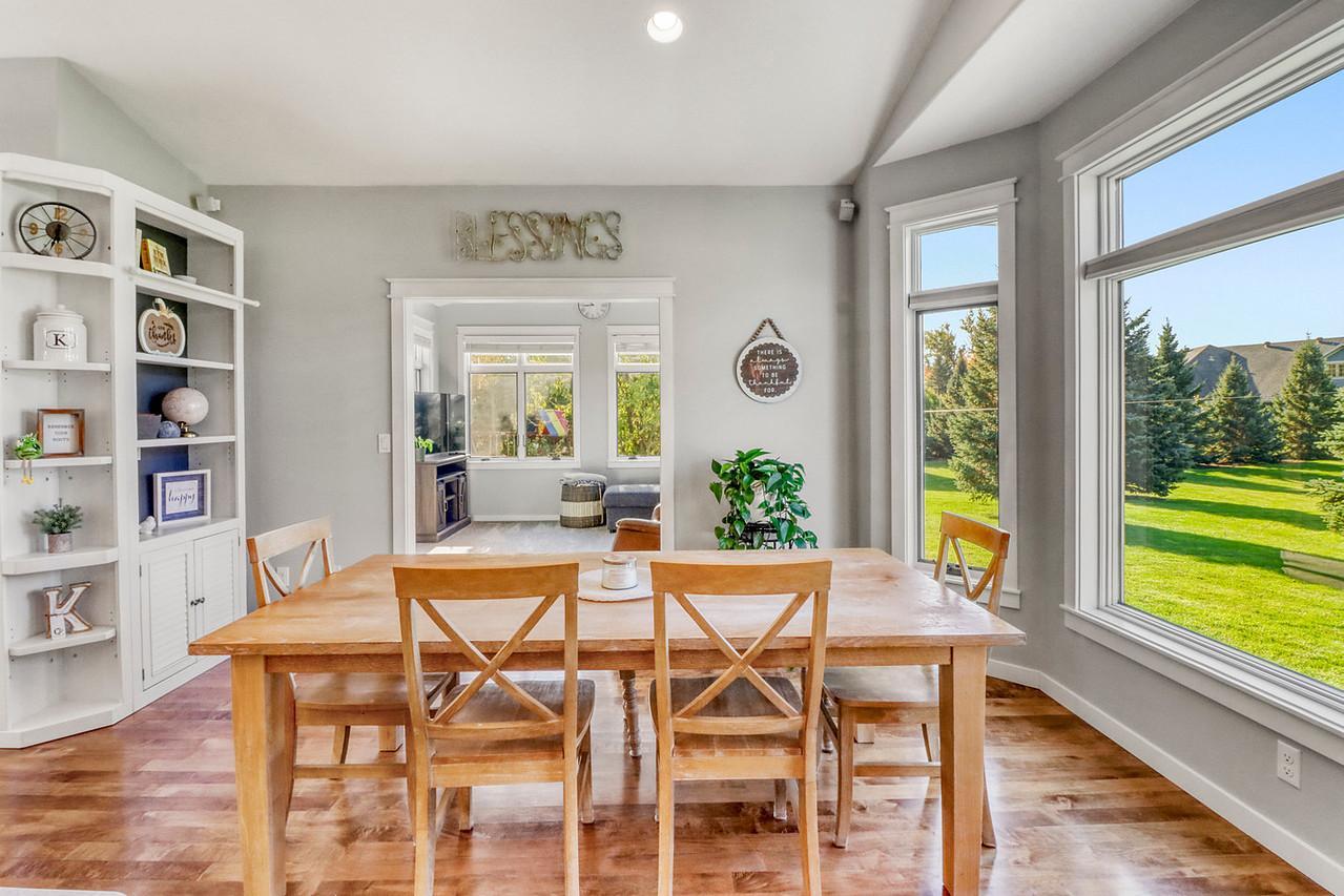 Dining w/ view of sunroom
