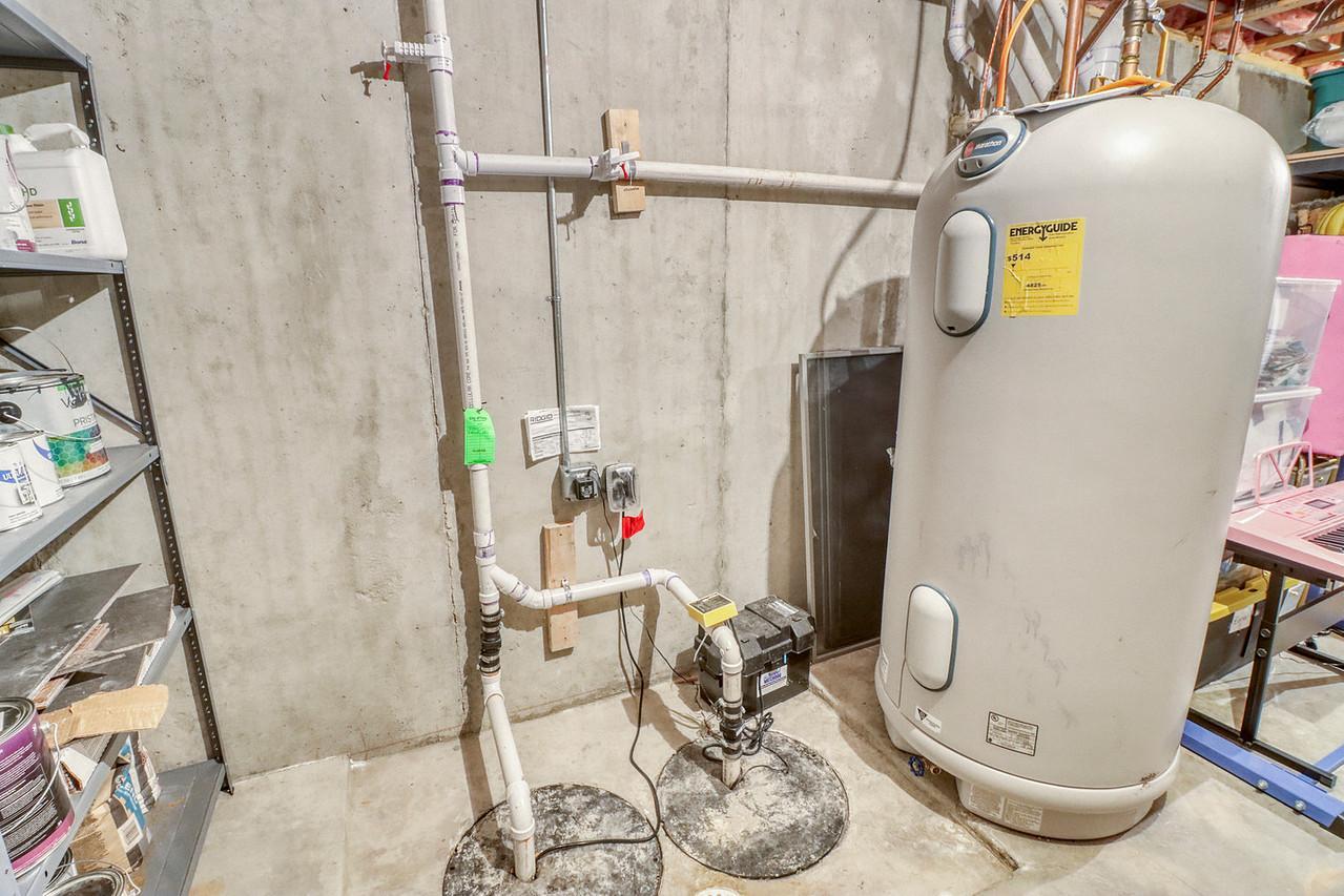 Marathon water heater / dual sump pumps