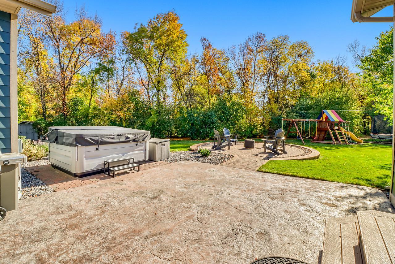 Backyard Stamped Patio
