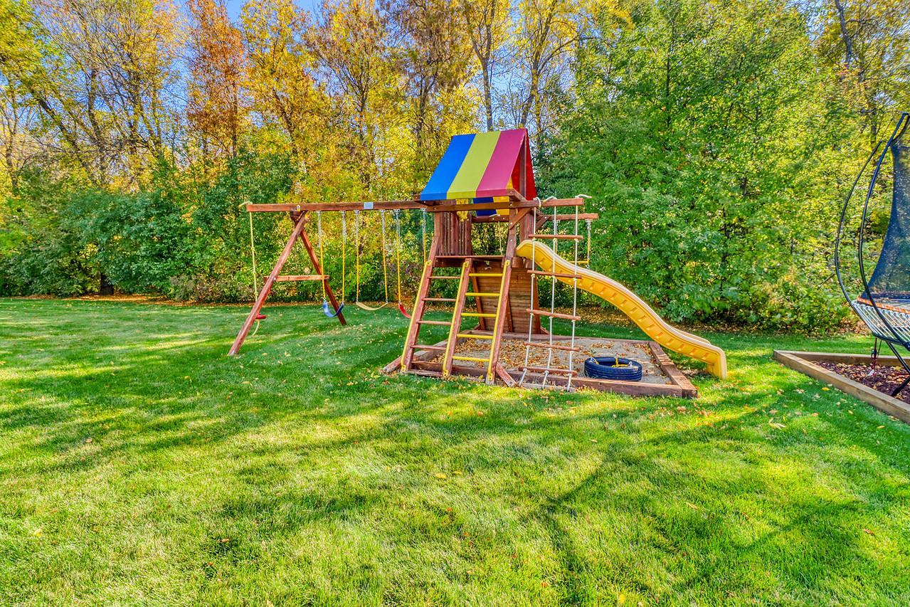 Backyard Playset included