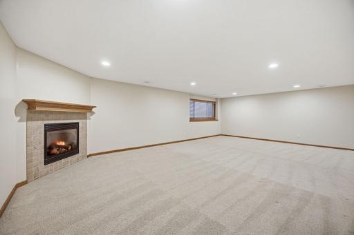 Gas fireplace. Opportunities are endless.