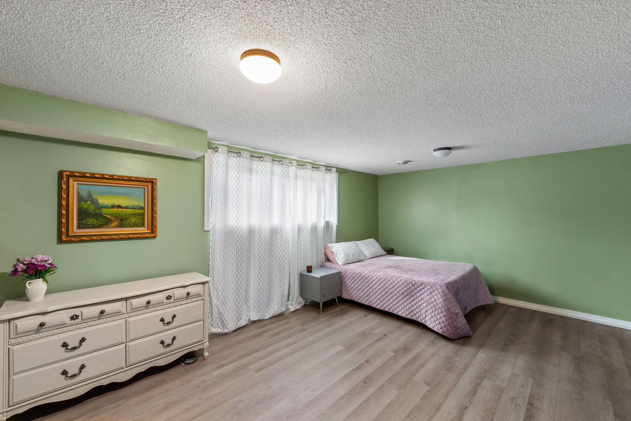 Lowest Level flex room as an additional family room or 4th bedroom