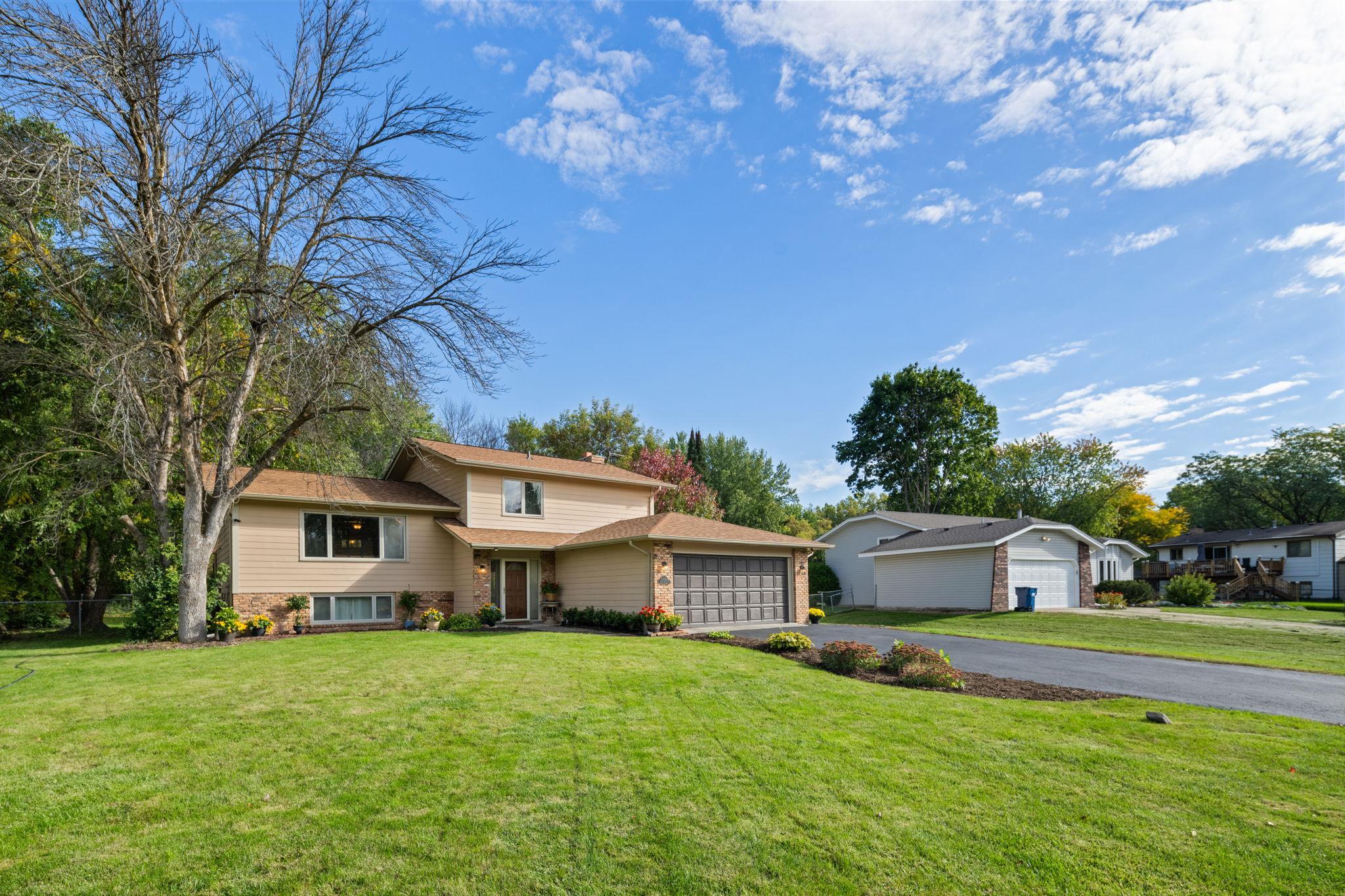 Exterior of Home and fresh landscaping