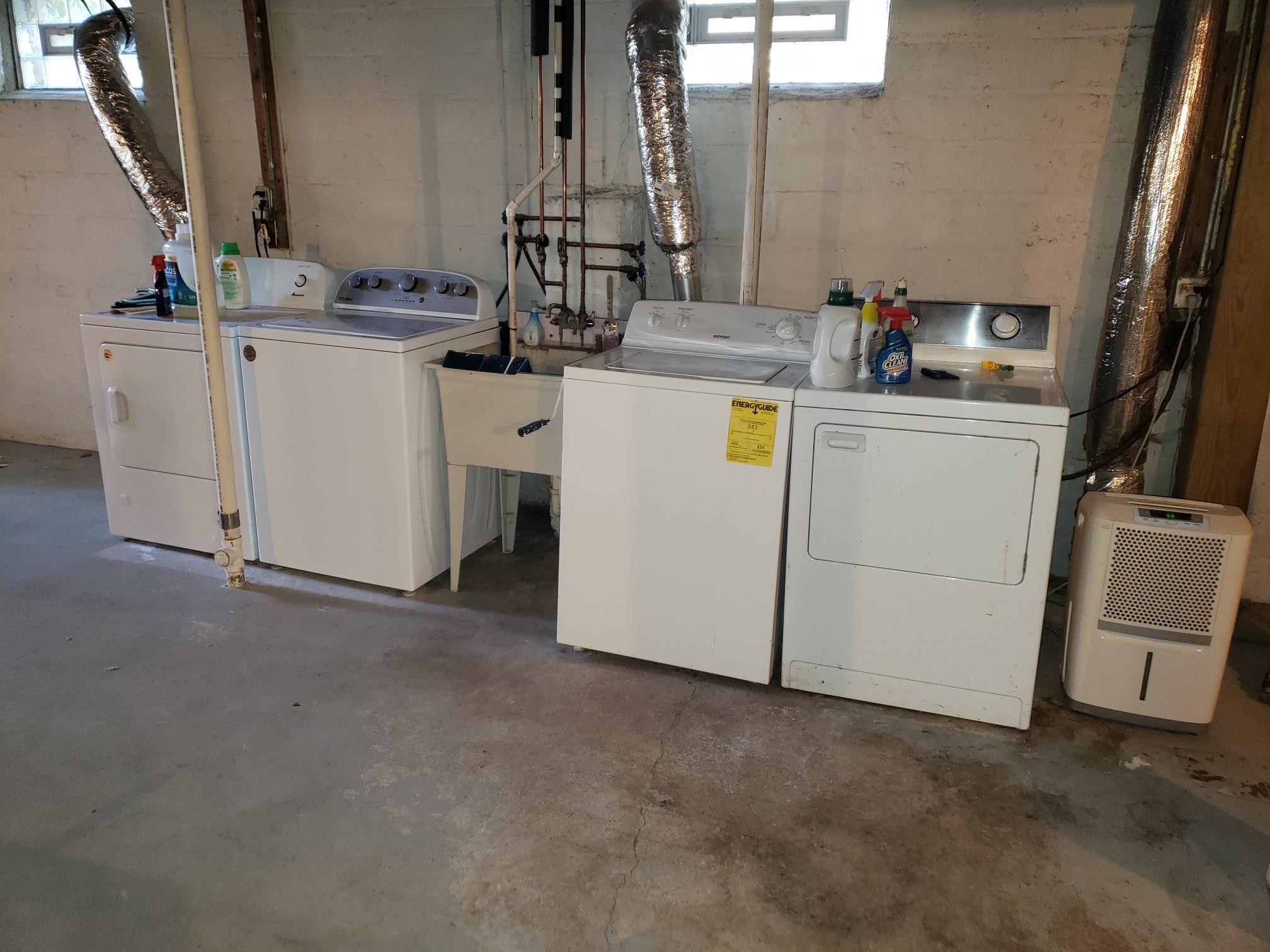Separate washer and dryer for each unit