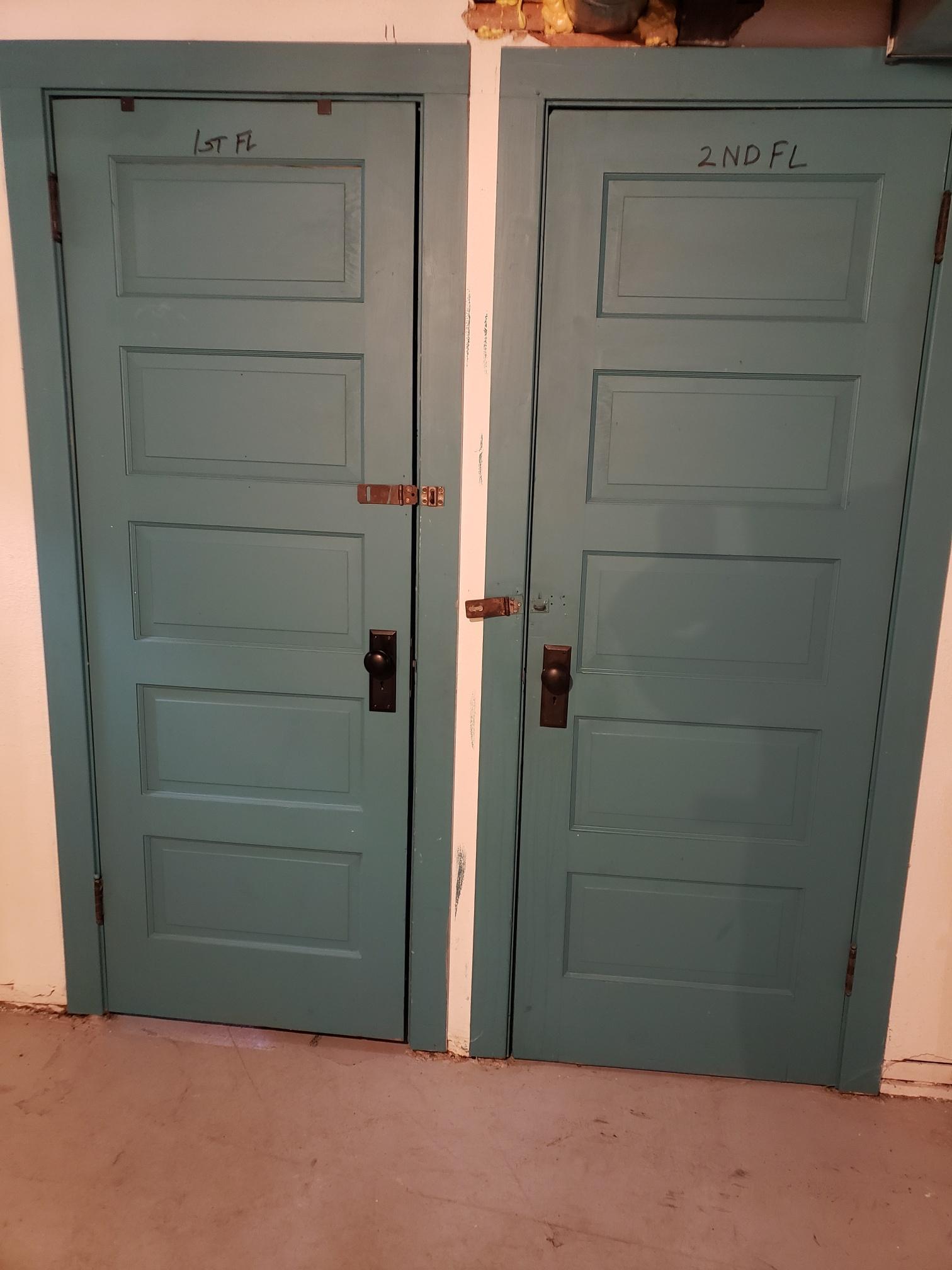 Secure storage room in basement for each unit