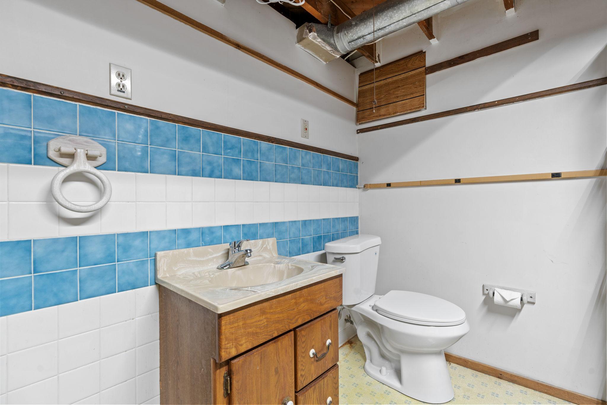 Basement Half Bath