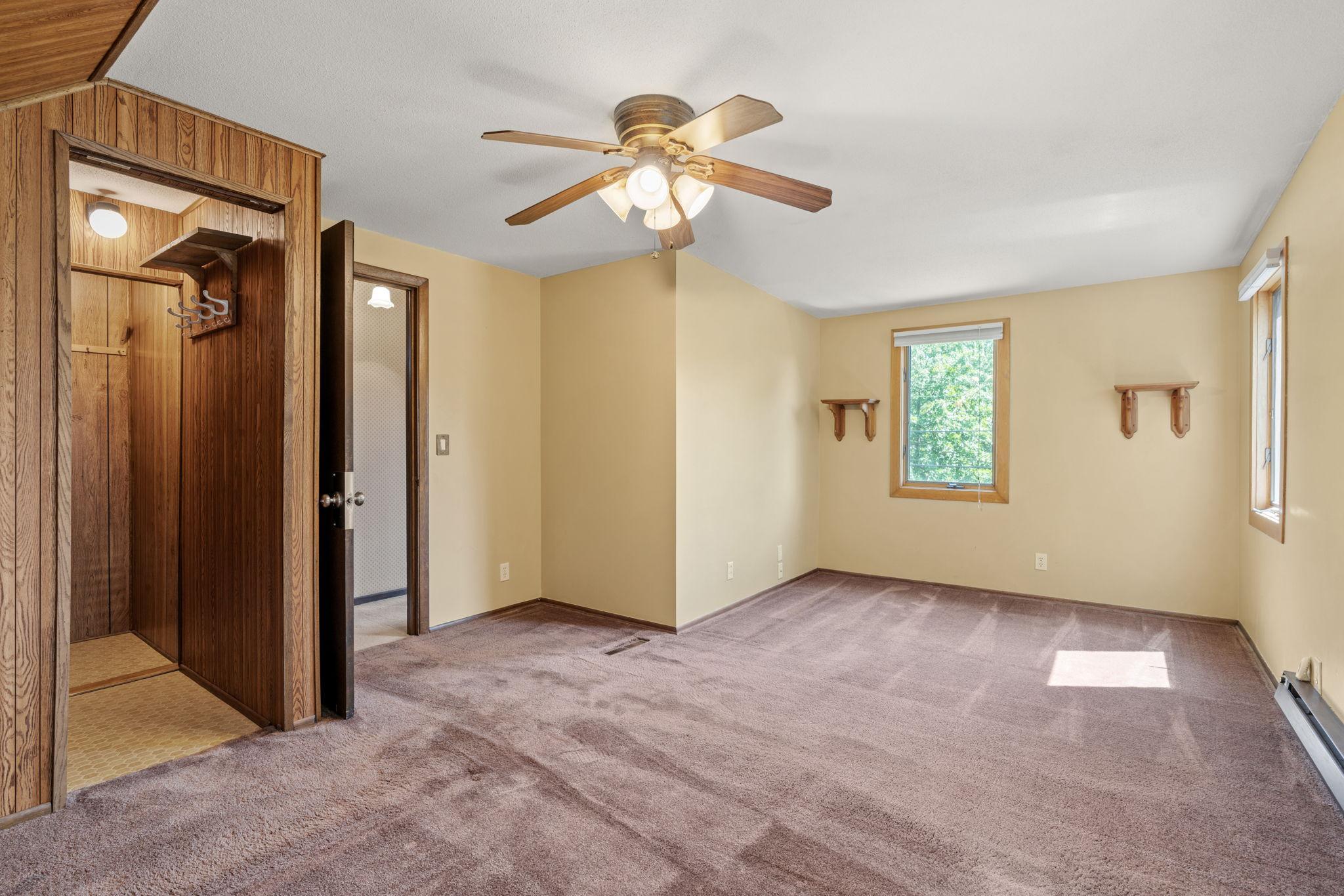 Bedroom #4 with large walk in closet