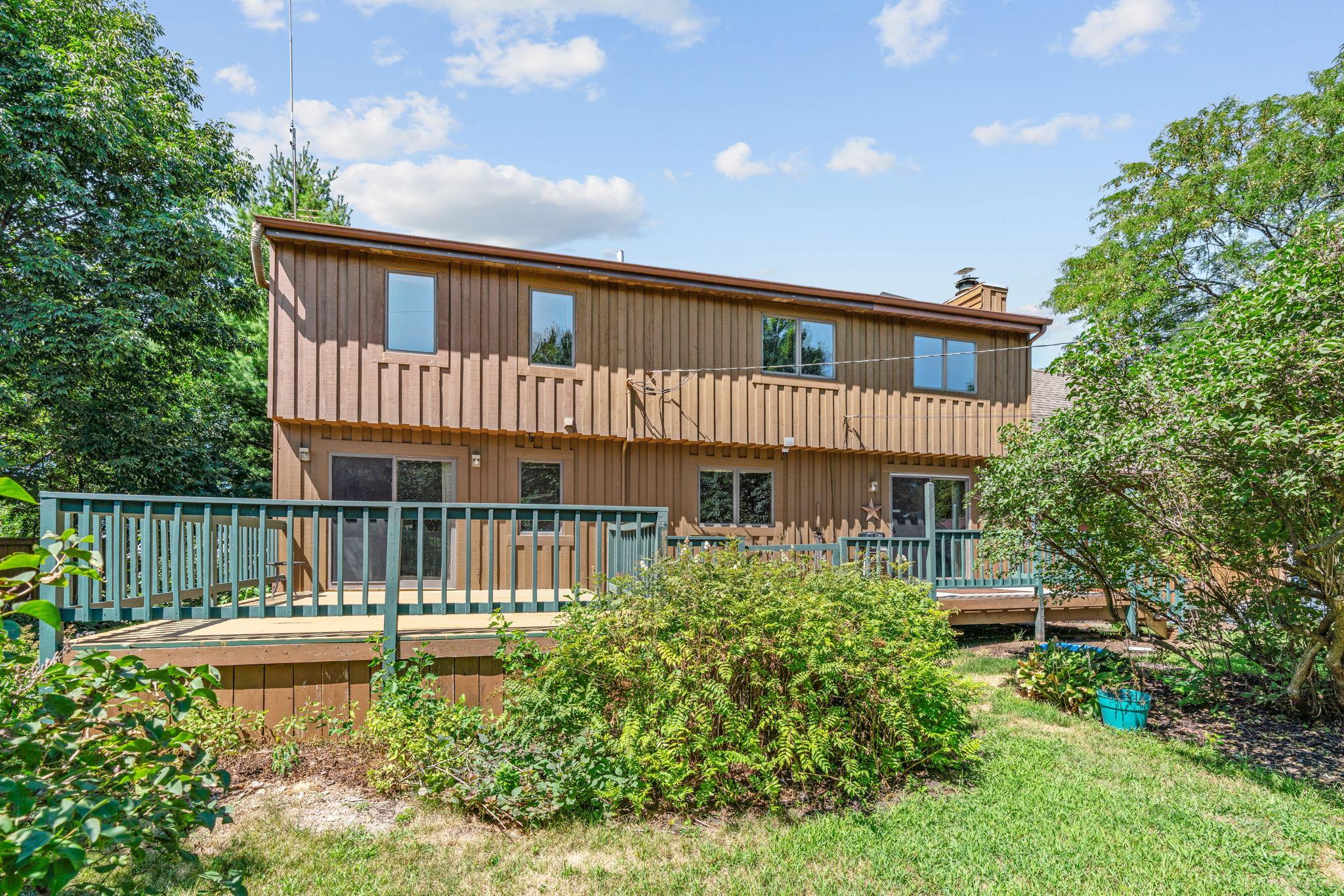 Large back deck