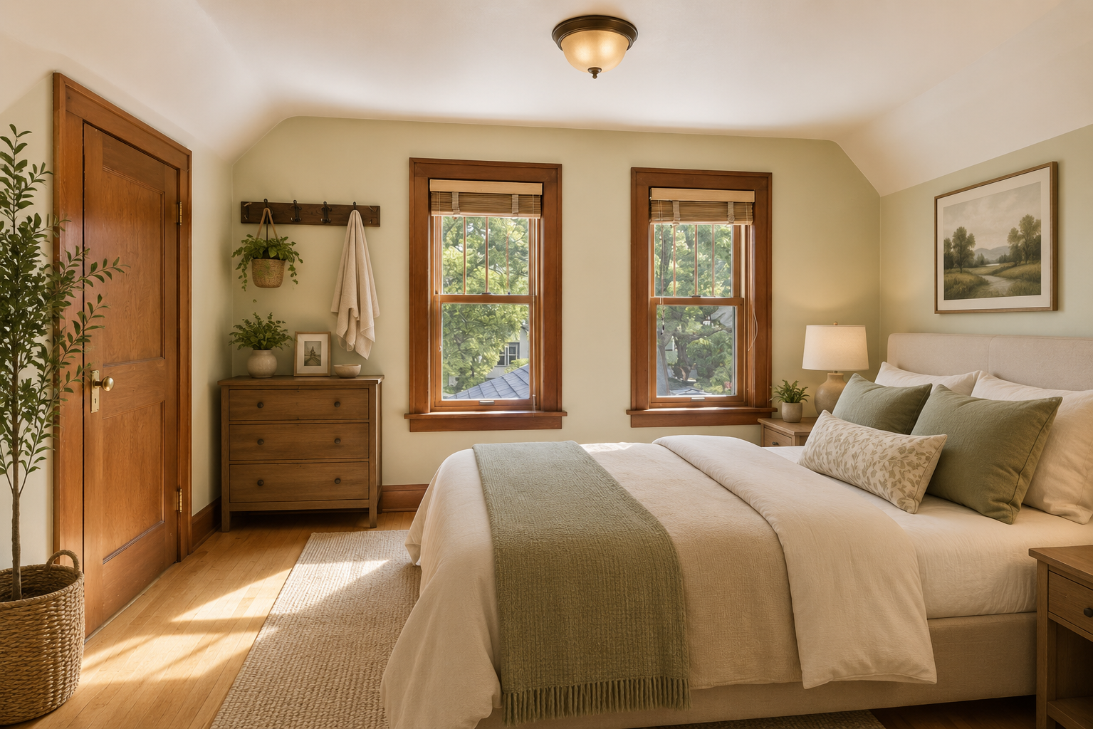 Three bedroom on the upper level. Virtually Staged.