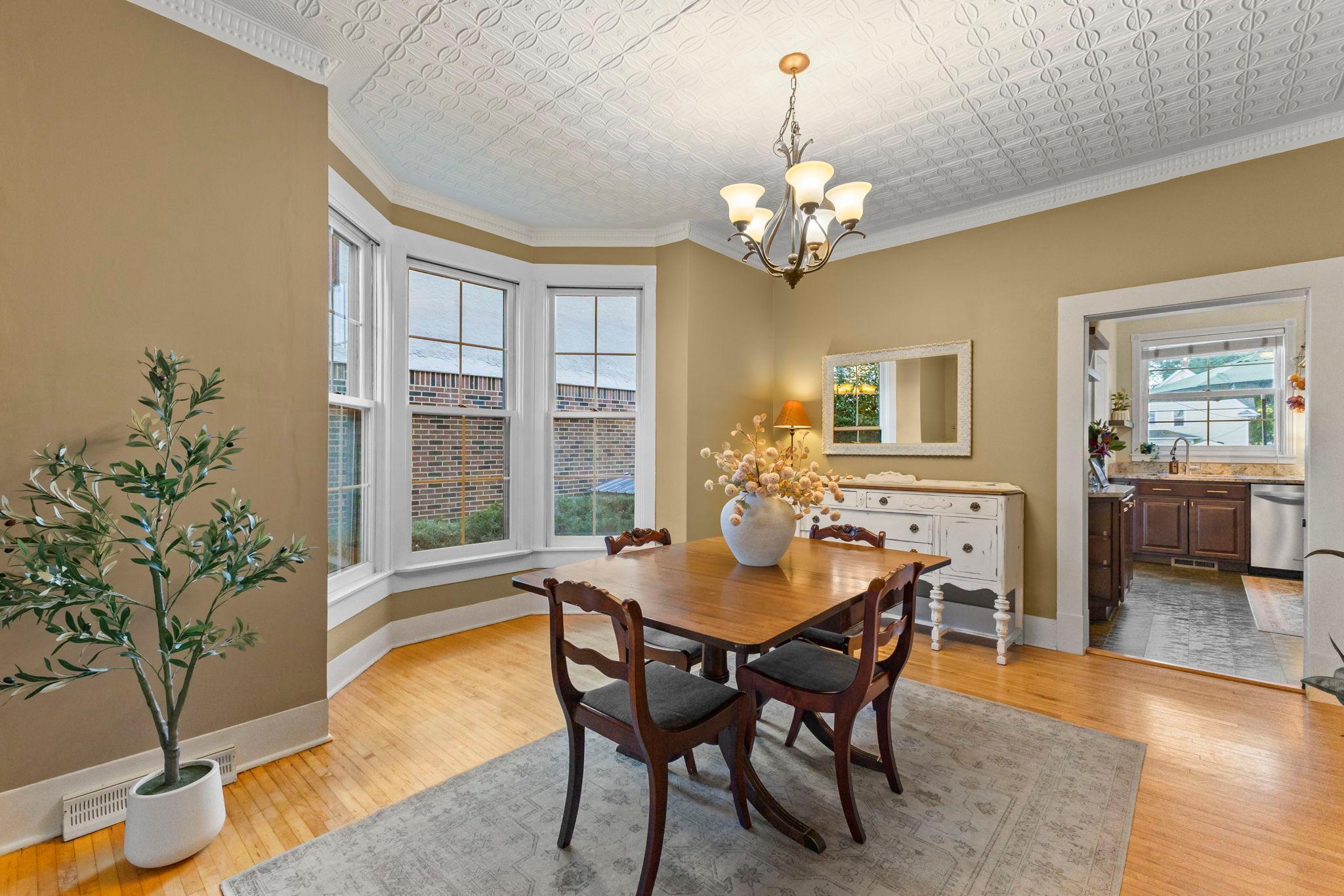 Spacious formal dining room
