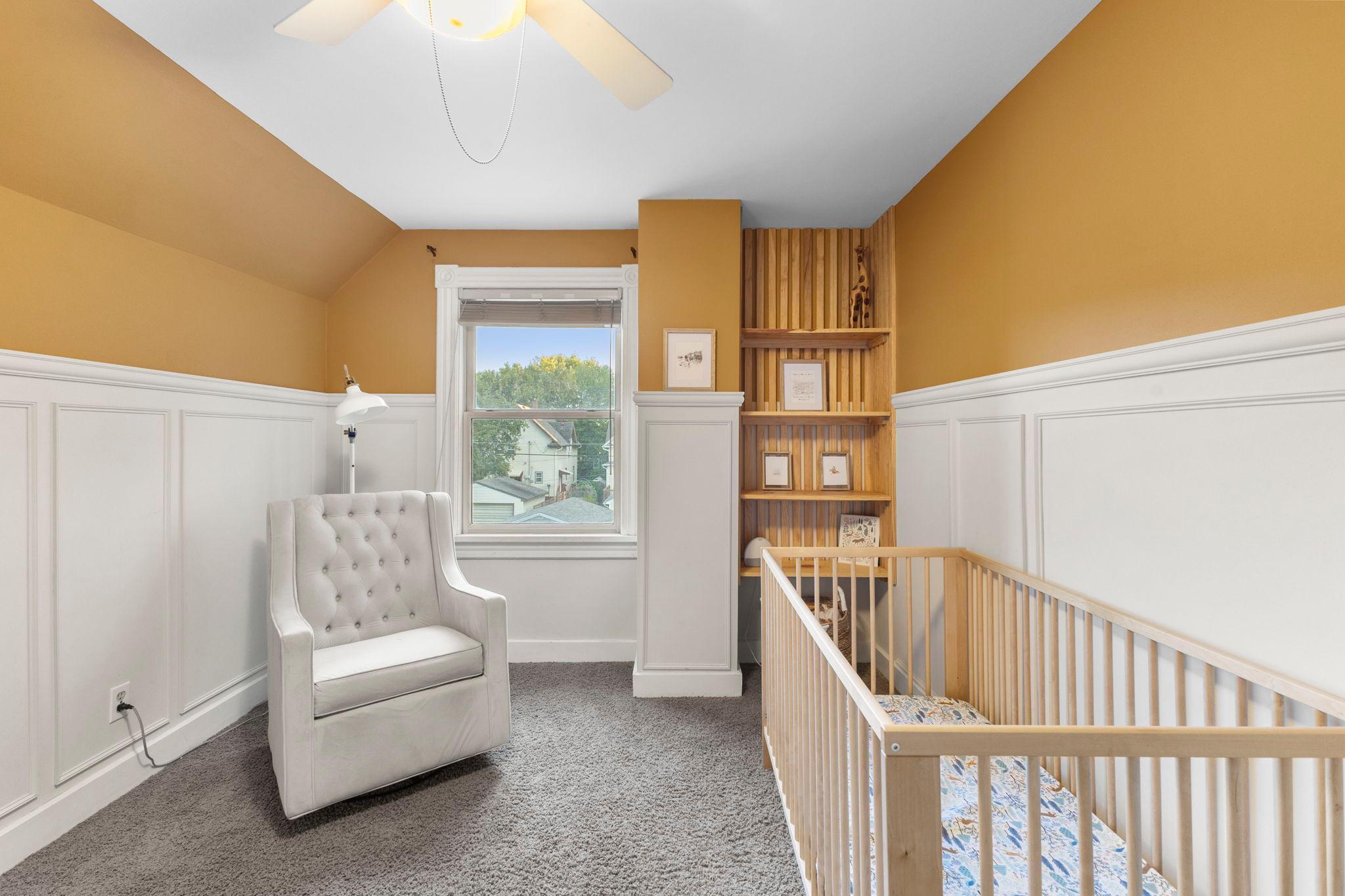 One of three second level bedrooms