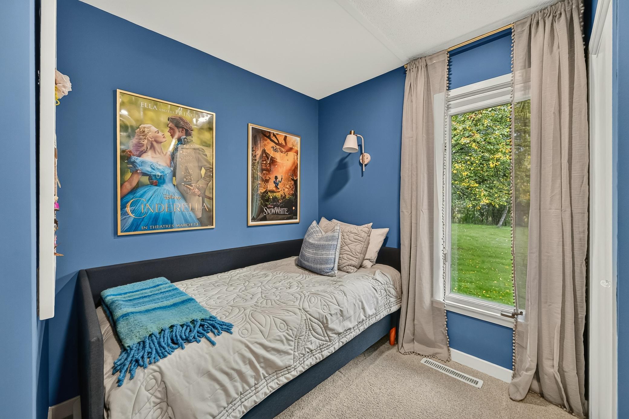 Charming "tuck in" fourth bedroom. Perfect for quaint guest bedroom, office, hobby room or nursery.