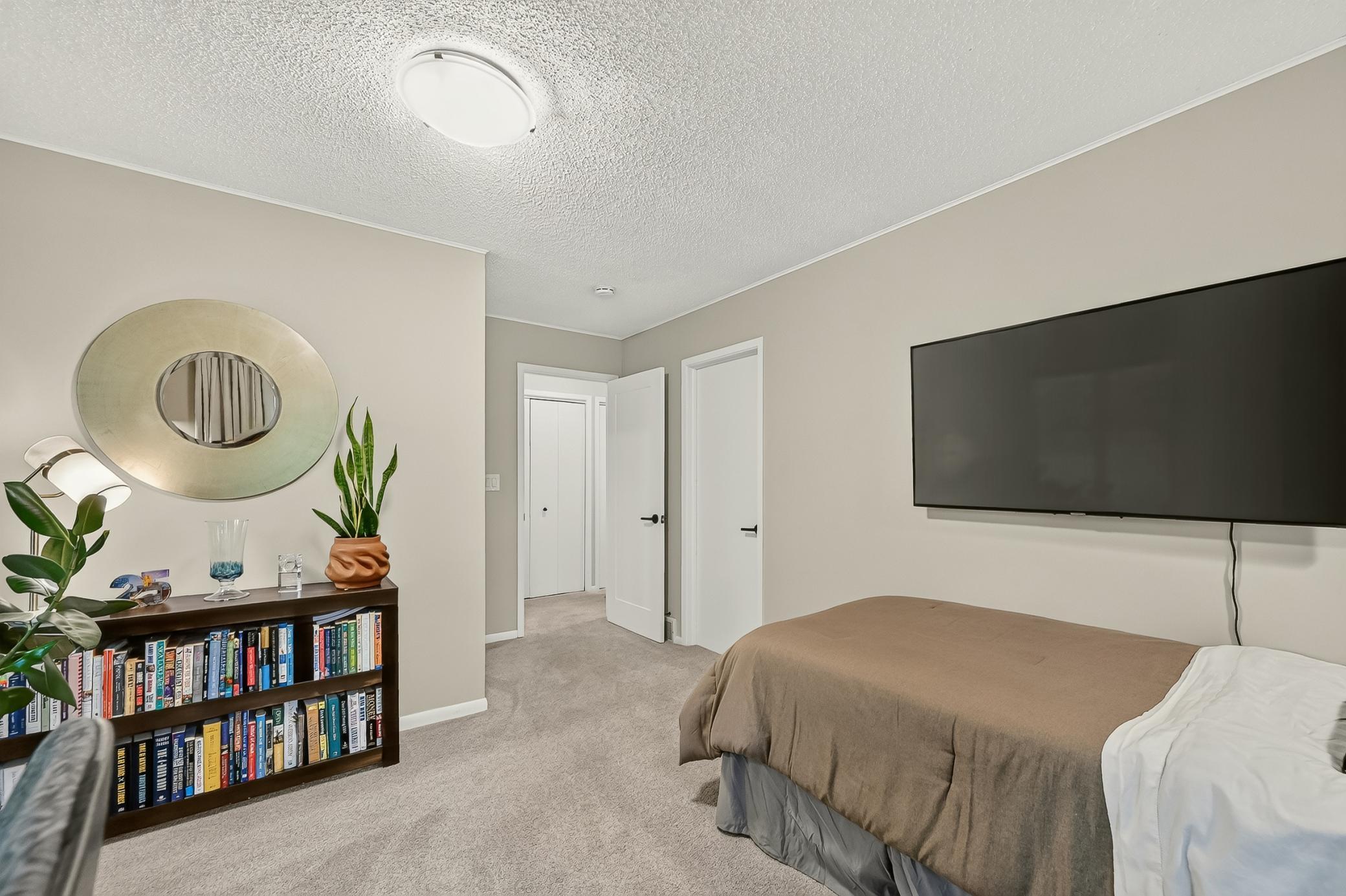 Being used as an office/guest room but makes a nice sized full bedroom as well.