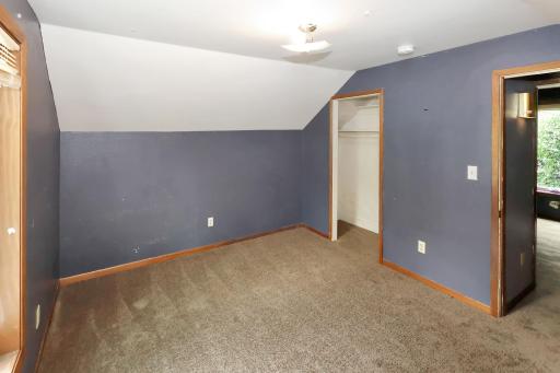 Brand new carpet in the upper level third bedroom.