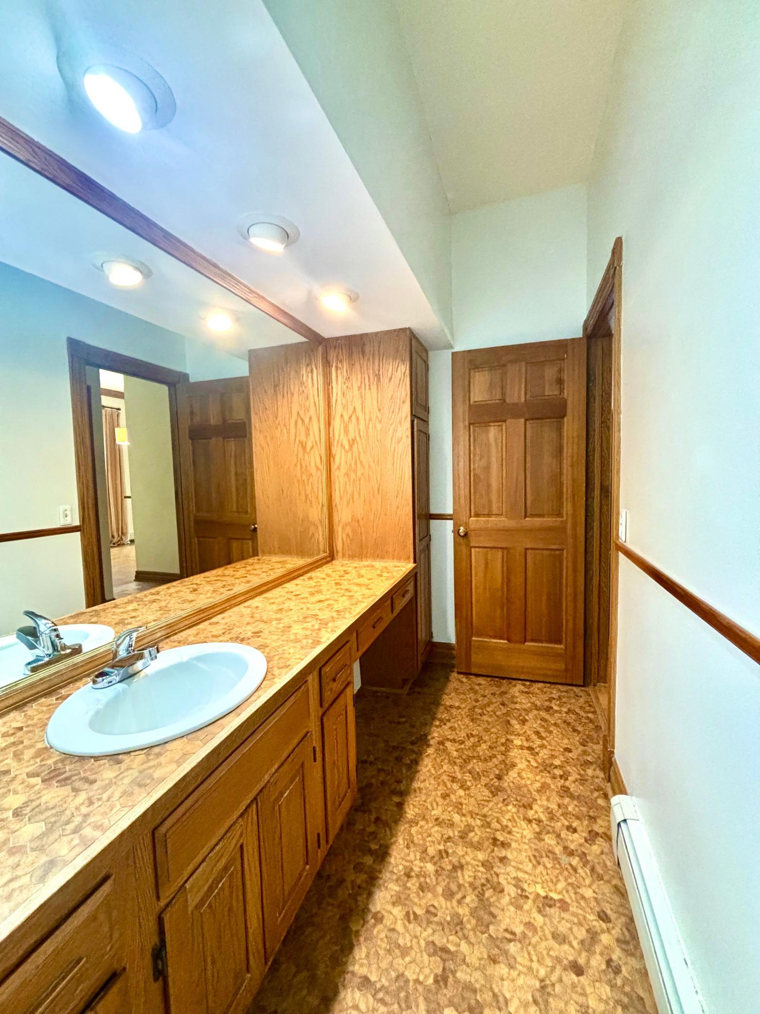 Fabulous Counter Space and Linen Closet
