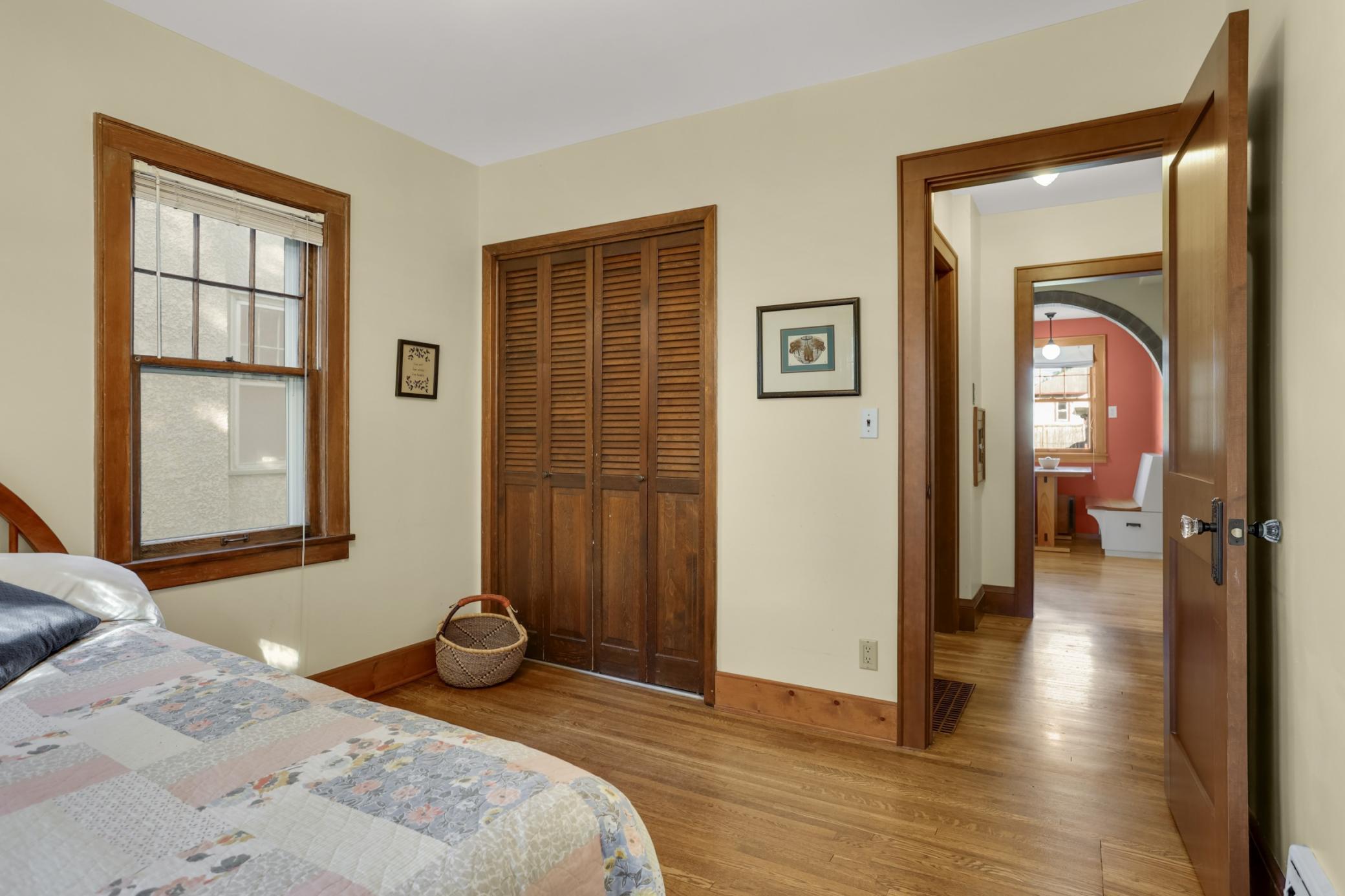 Spacious main floor bedroom