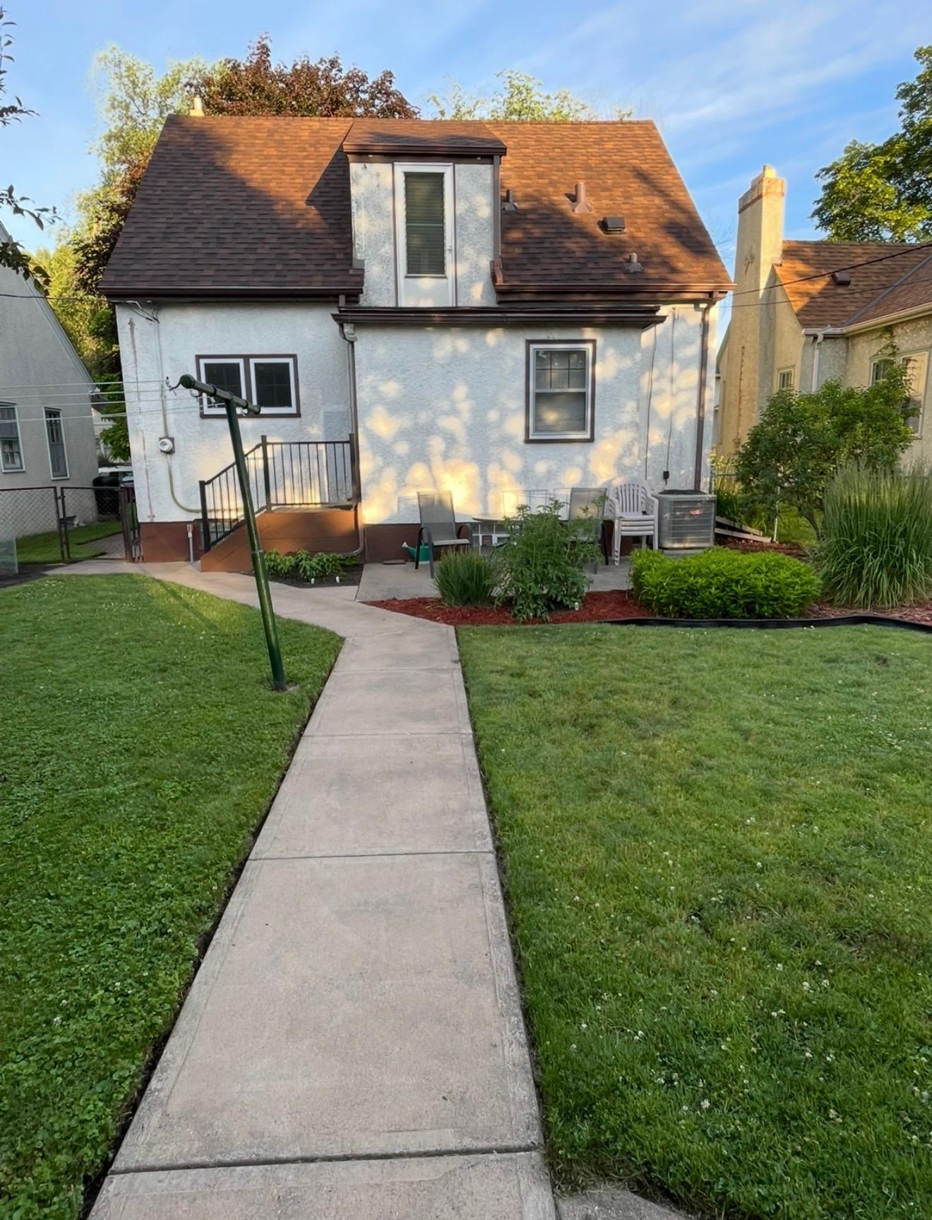 Nice perennial landscaping
