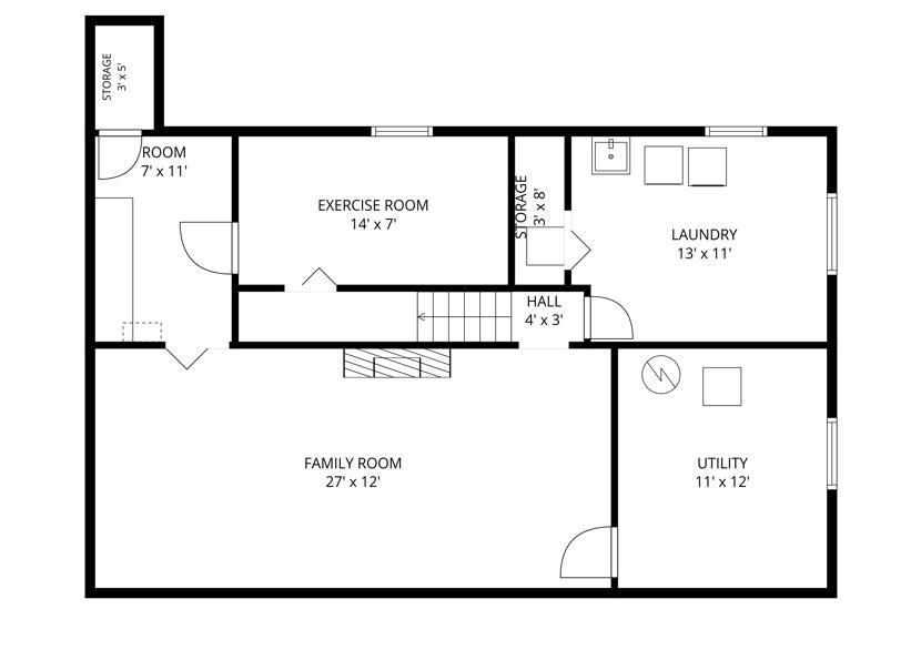Lower Level Floorplan