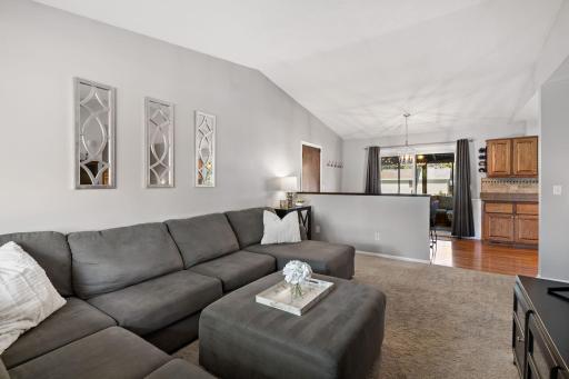 View from Front Entrance into Living Area