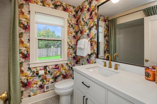 Complete renovated main bath with high end finishes.