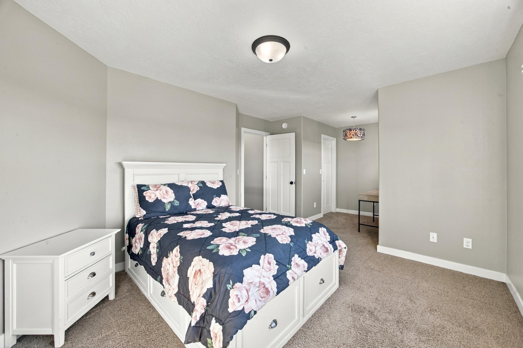 Upstairs Bedroom #1 with Walk-In Closet