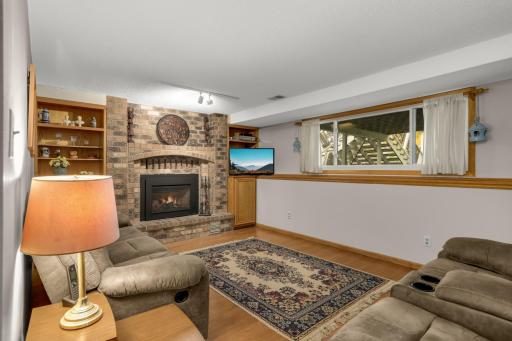 Lower Level Living Area w/Look Out Window